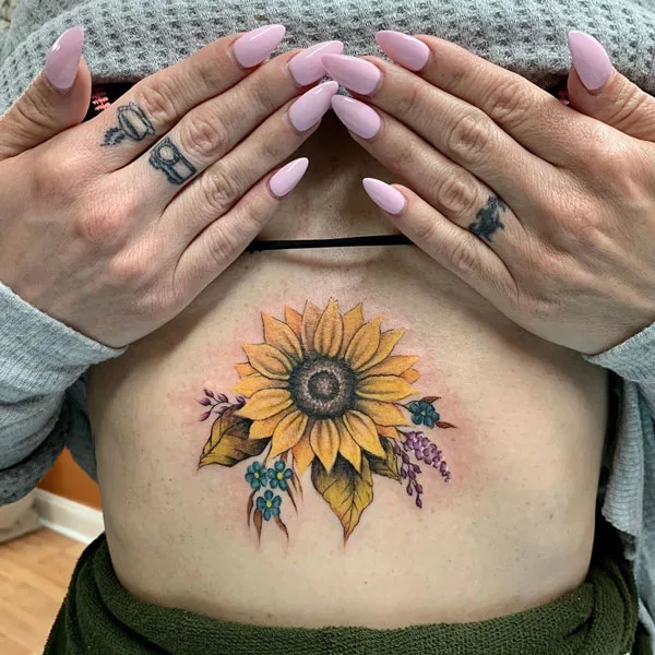  Under Breast Tattoo