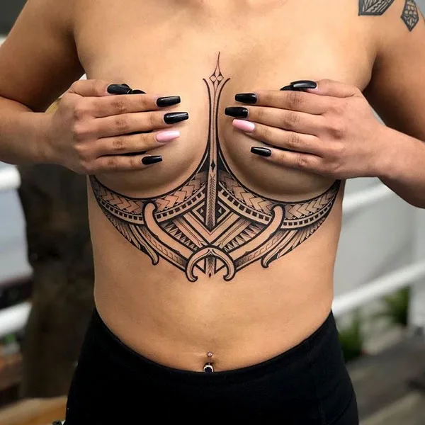  Under Breast Tattoo
