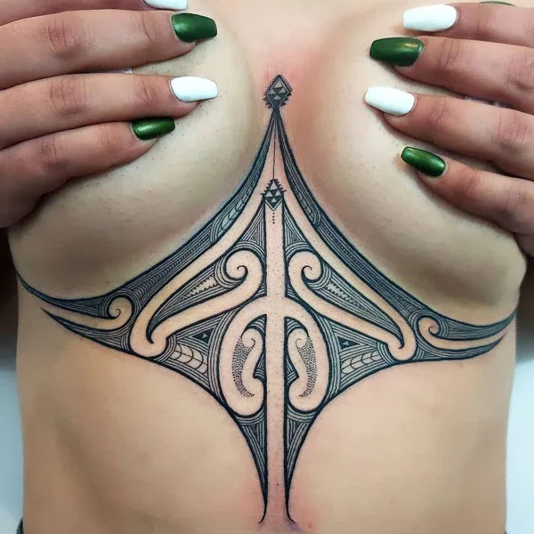  Under Breast Tattoo