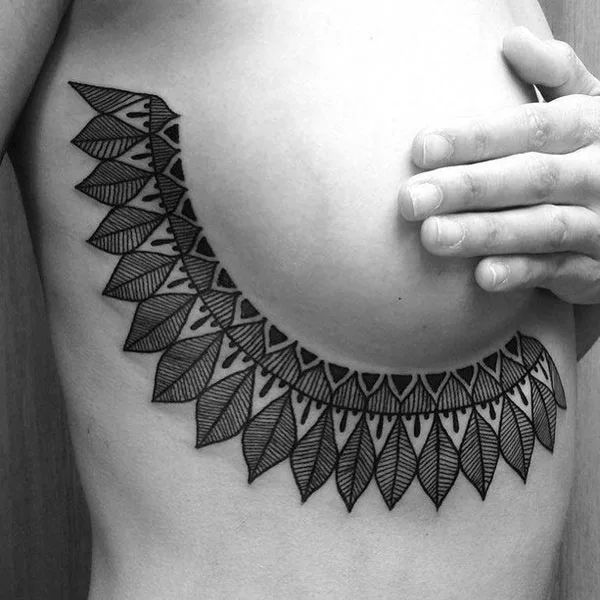  Under Breast Tattoo