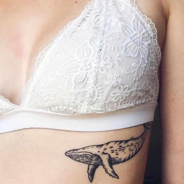  Under Breast Tattoo
