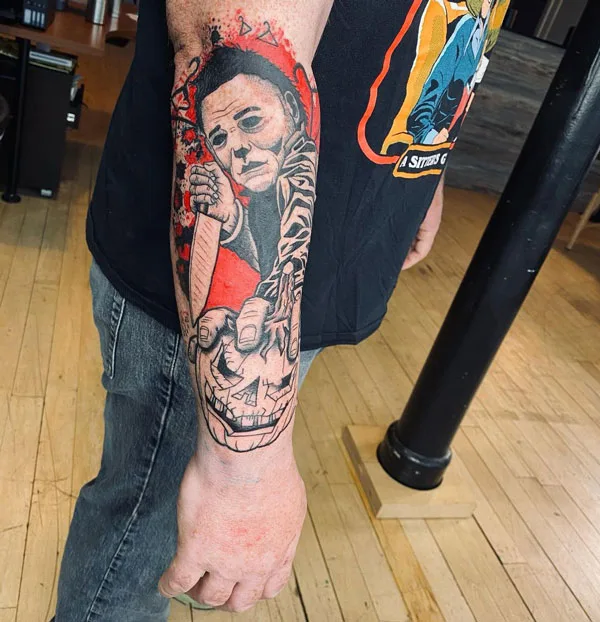 michael myers tattoo