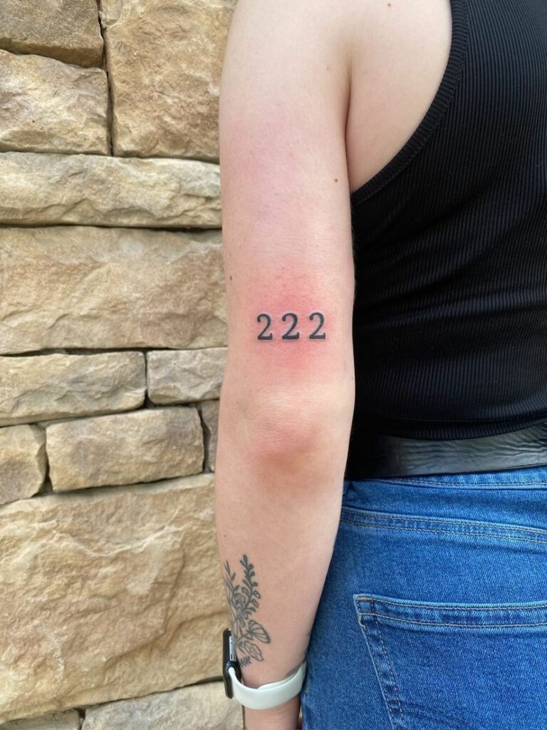222 tattoo