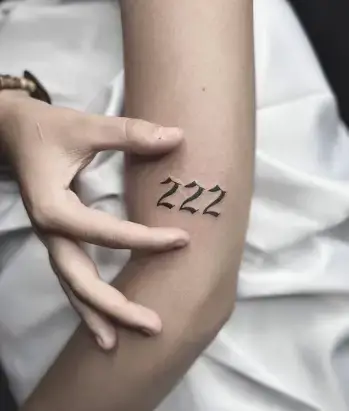 222 tattoo