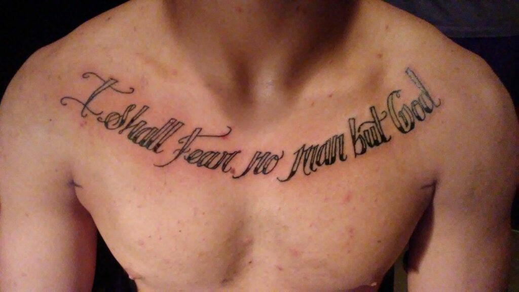 fear none tattoo
