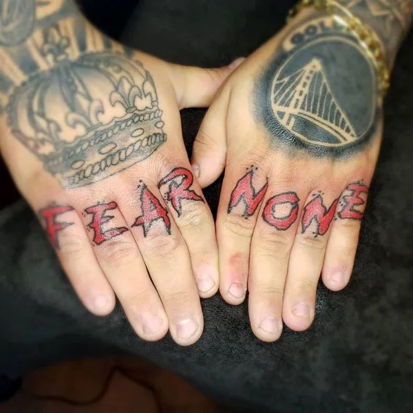 fear none tattoo