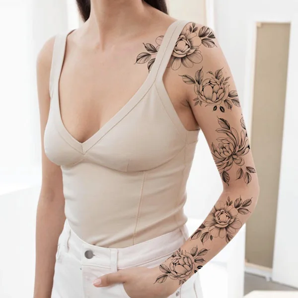 november birth flower tattoo