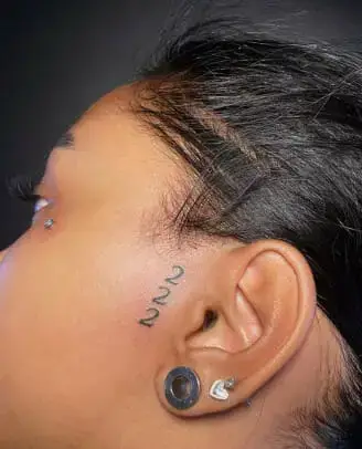 222 tattoo
