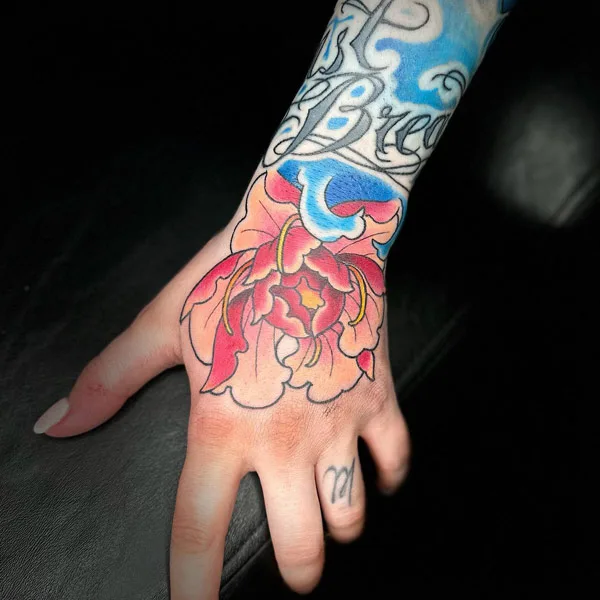 november birth flower tattoo