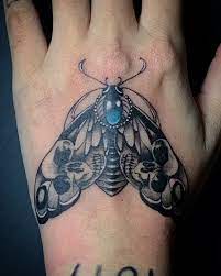 death moth tattoo