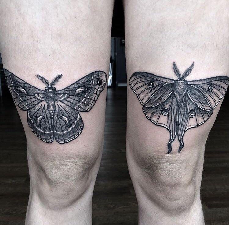 death moth tattoo