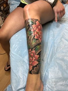 november birth flower tattoo