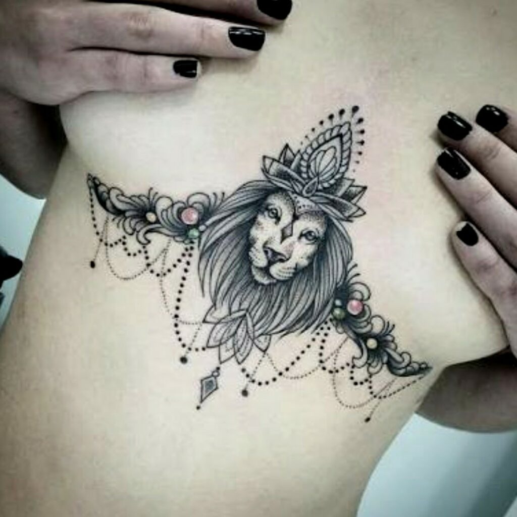 Under Breast Tattoo
