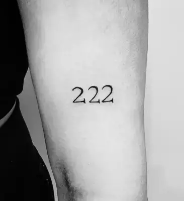222 tattoo