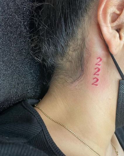 222 tattoo
