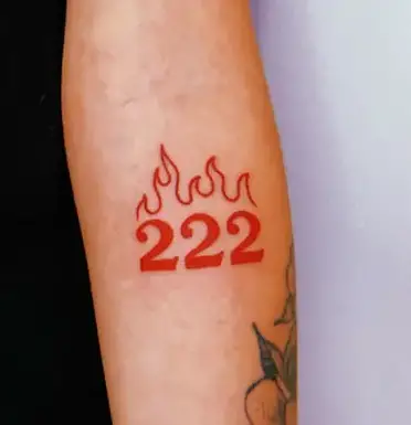 222 tattoo