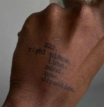 222 tattoo
