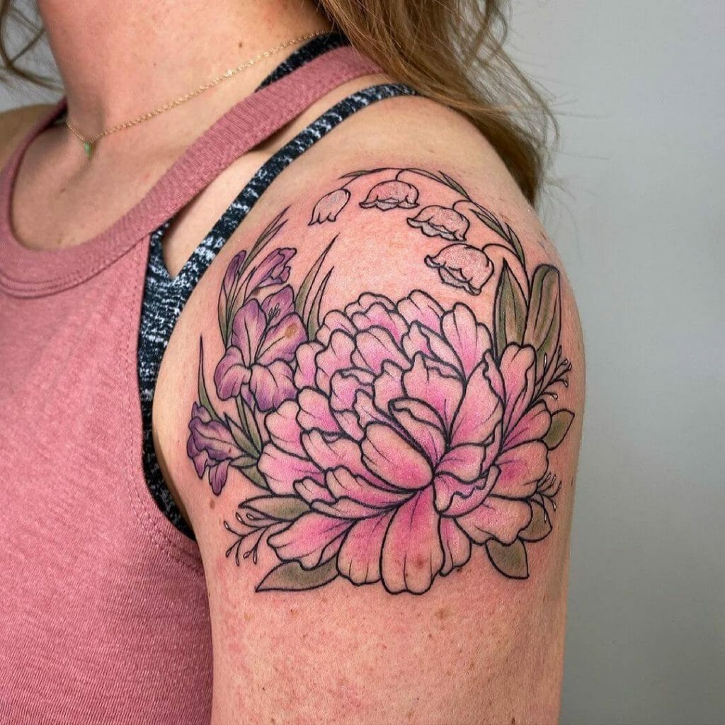 november birth flower tattoo