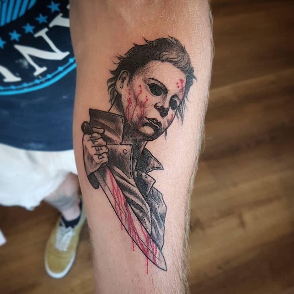 michael myers tattoo