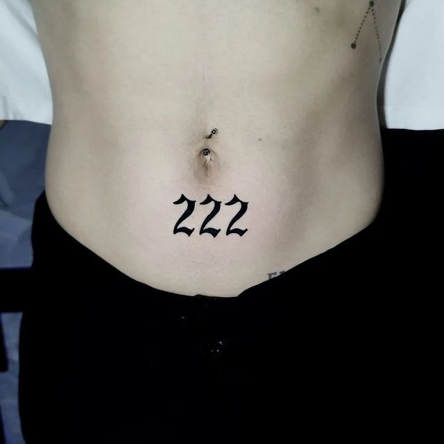 222 tattoo