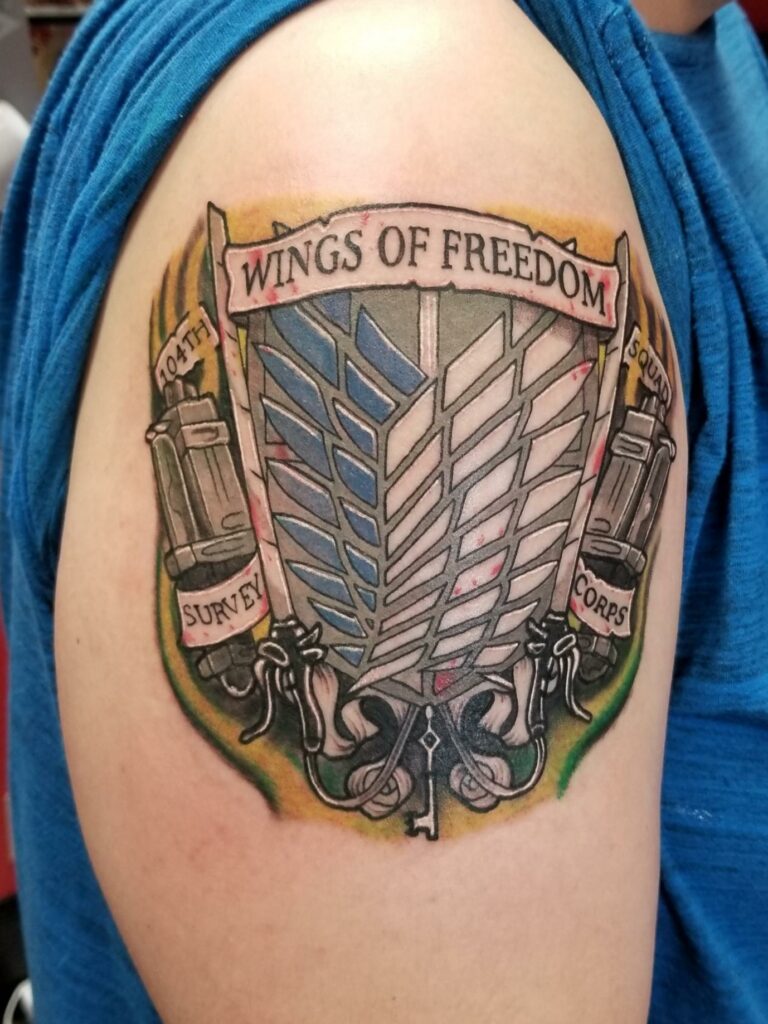 attack on titan tattoo