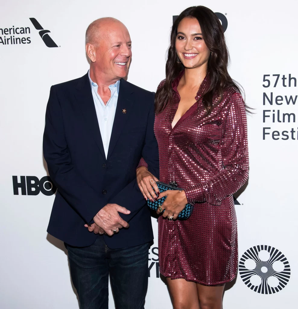Bruce Willis with wife Emma Heming Willis