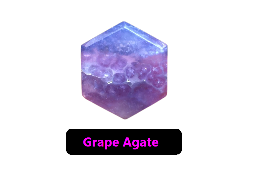 Grape Agate is a purple crystal