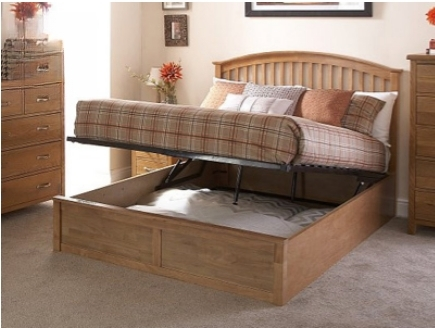 Ottoman Bed Offers a Good Storage Space