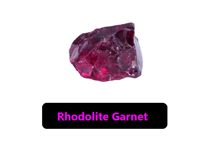 Rhodolite Garnet is a purple crystal
