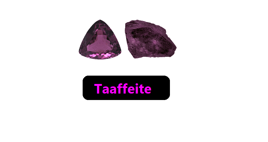 Taaffeite is a purple stone