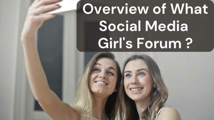 Two cheerful girls are posing for a picture to be shared on the Social Media Girls Forum.