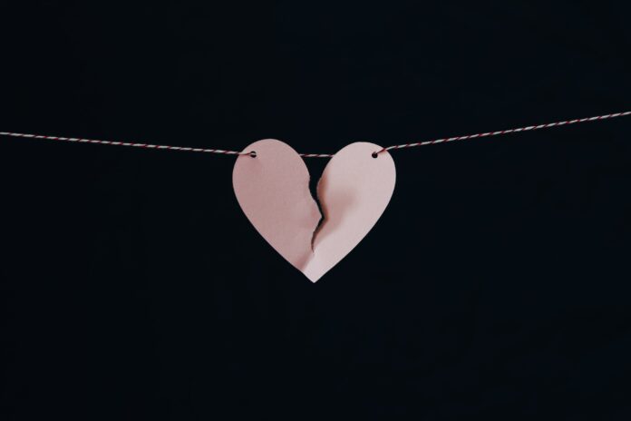 Broken Heart on a rope