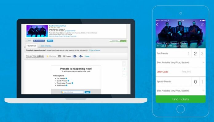 Ticketmaster presale code and tips