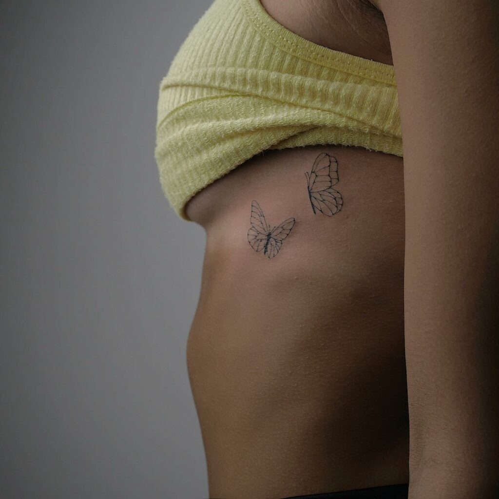 20+ BUTTERFLY RIB TATTOO IDEAS THAT WILL BLOW YOUR MIND