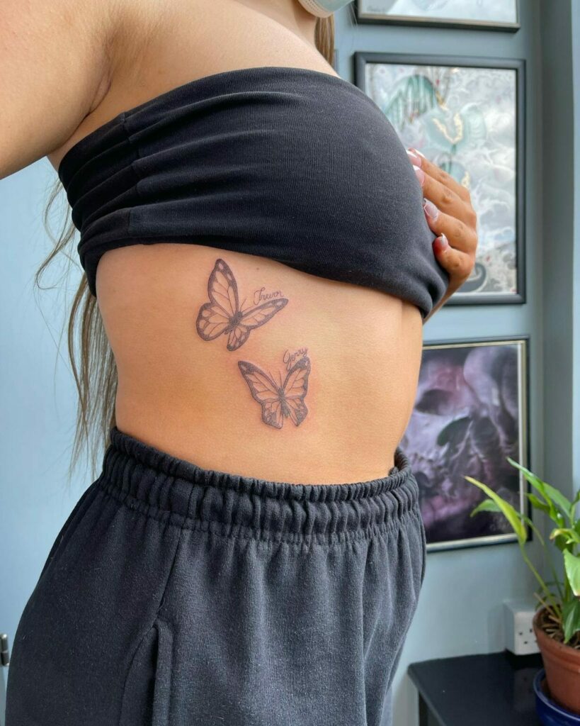 20+ BUTTERFLY RIB TATTOO IDEAS THAT WILL BLOW YOUR MIND