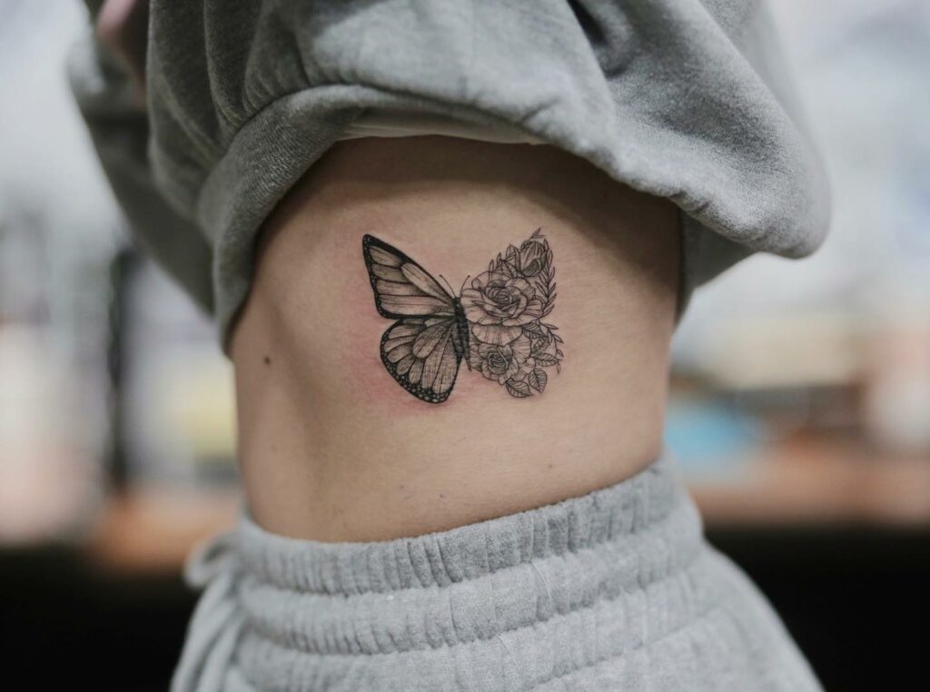 20+ BUTTERFLY RIB TATTOO IDEAS THAT WILL BLOW YOUR MIND