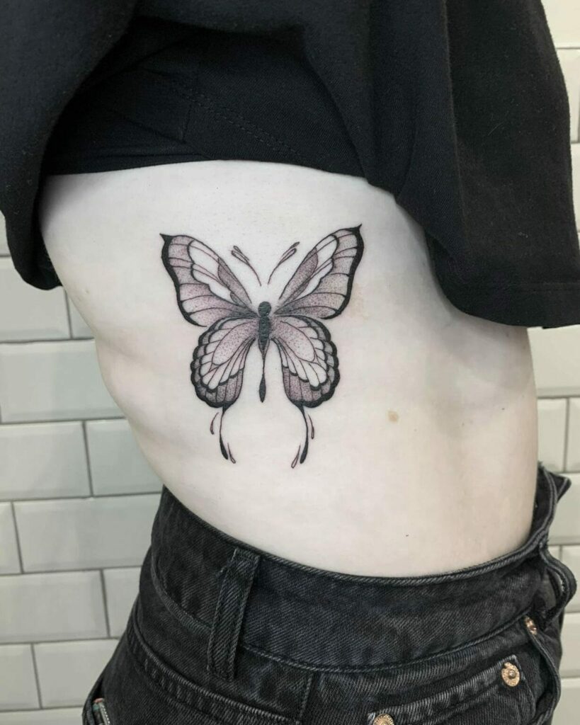 20+ BUTTERFLY RIB TATTOO IDEAS THAT WILL BLOW YOUR MIND