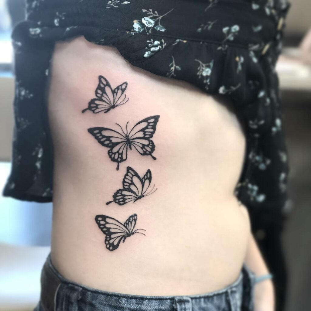 20+ BUTTERFLY RIB TATTOO IDEAS THAT WILL BLOW YOUR MIND