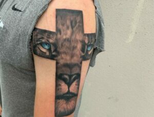 20+ LION AND CROSS TATTOO IDEAS THAT WILL BLOW YOUR MIND!