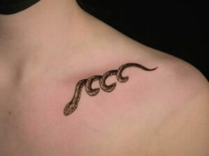 20+ SNAKE COLLARBONE TATTOO IDEAS THAT WILL BLOW YOUR MIND