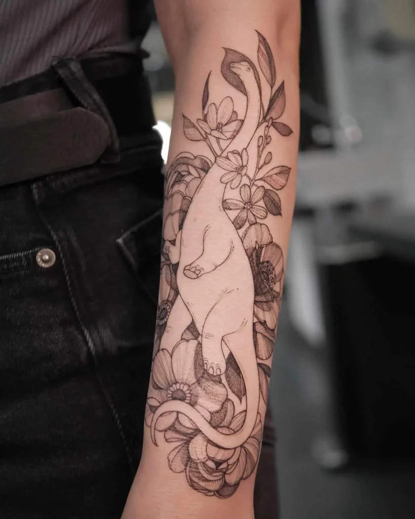 40+ MINIMALIST DINOSAUR TATTOO IDEAS THAT WILL BLOW YOUR MIND