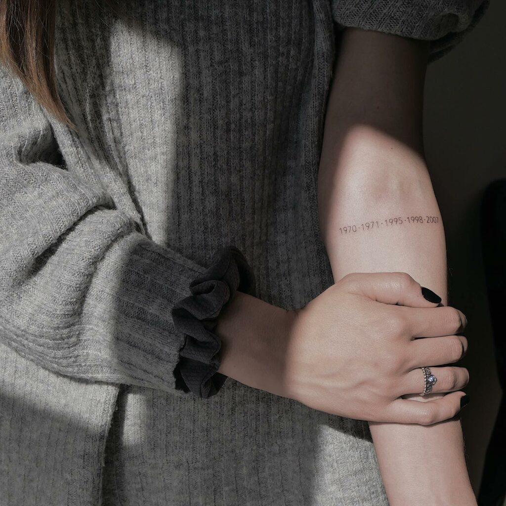 25+ BIRTH YEAR TATTOO IDEAS THAT WILL BLOW MIND