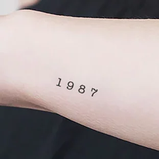 25+ BIRTH YEAR TATTOO IDEAS THAT WILL BLOW MIND