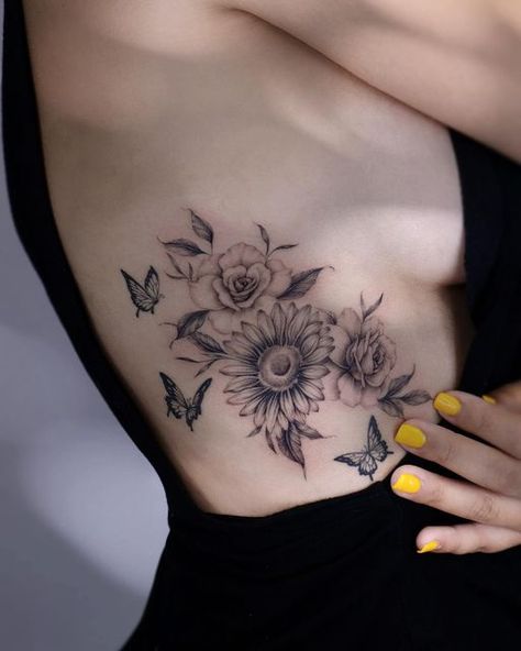 25+ SUNFLOWER AND ROSES TATTOO THAT WILL BLOW YOUR MIND!