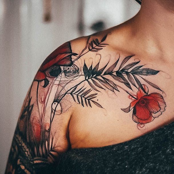 30+ FEMALE FLOWER SLEEVE TATTOO IDEAS THAT WILL BLOW YOUR MIND