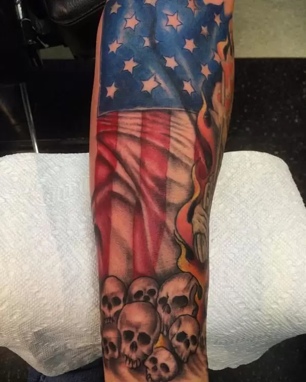 30+ FOREARM AMERICAN FLAG TATTOO IDEAS THAT WILL BLOW YOUR MIND