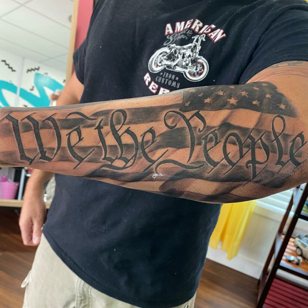 30+ FOREARM AMERICAN FLAG TATTOO IDEAS THAT WILL BLOW YOUR MIND