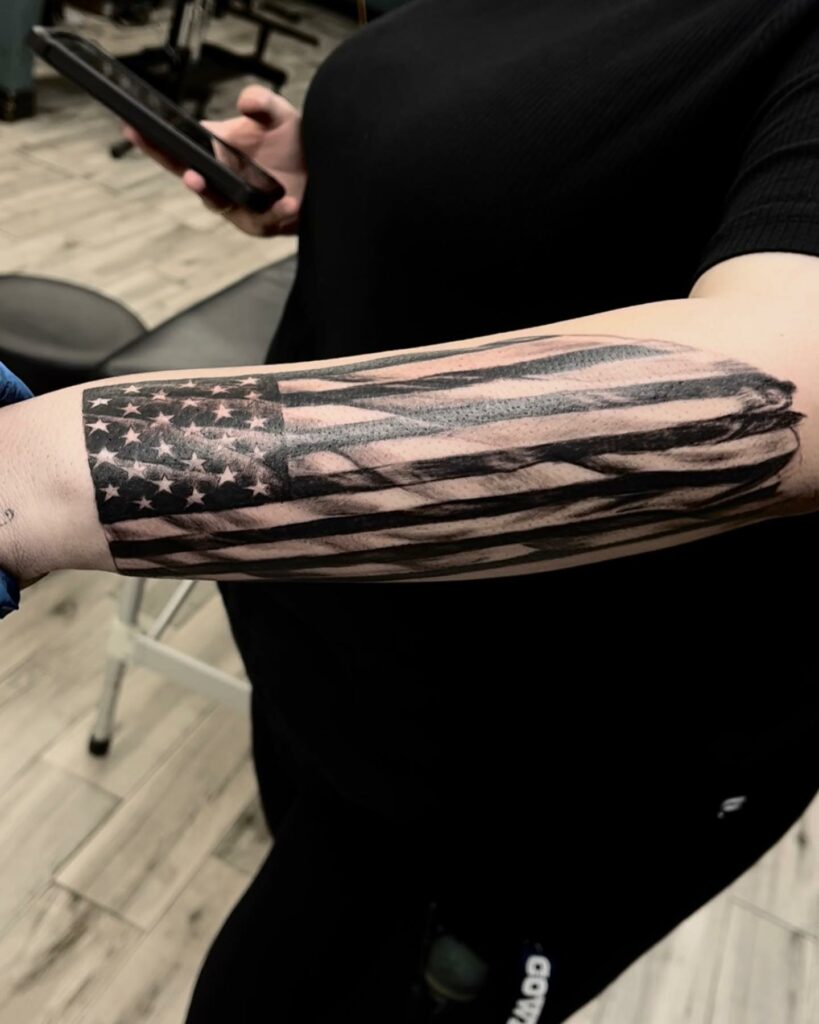 30+ FOREARM AMERICAN FLAG TATTOO IDEAS THAT WILL BLOW YOUR MIND