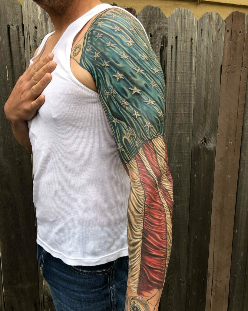 30+ FOREARM AMERICAN FLAG TATTOO IDEAS THAT WILL BLOW YOUR MIND