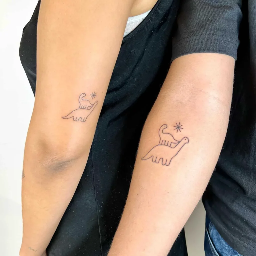 40+ MINIMALIST DINOSAUR TATTOO IDEAS THAT WILL BLOW YOUR MIND